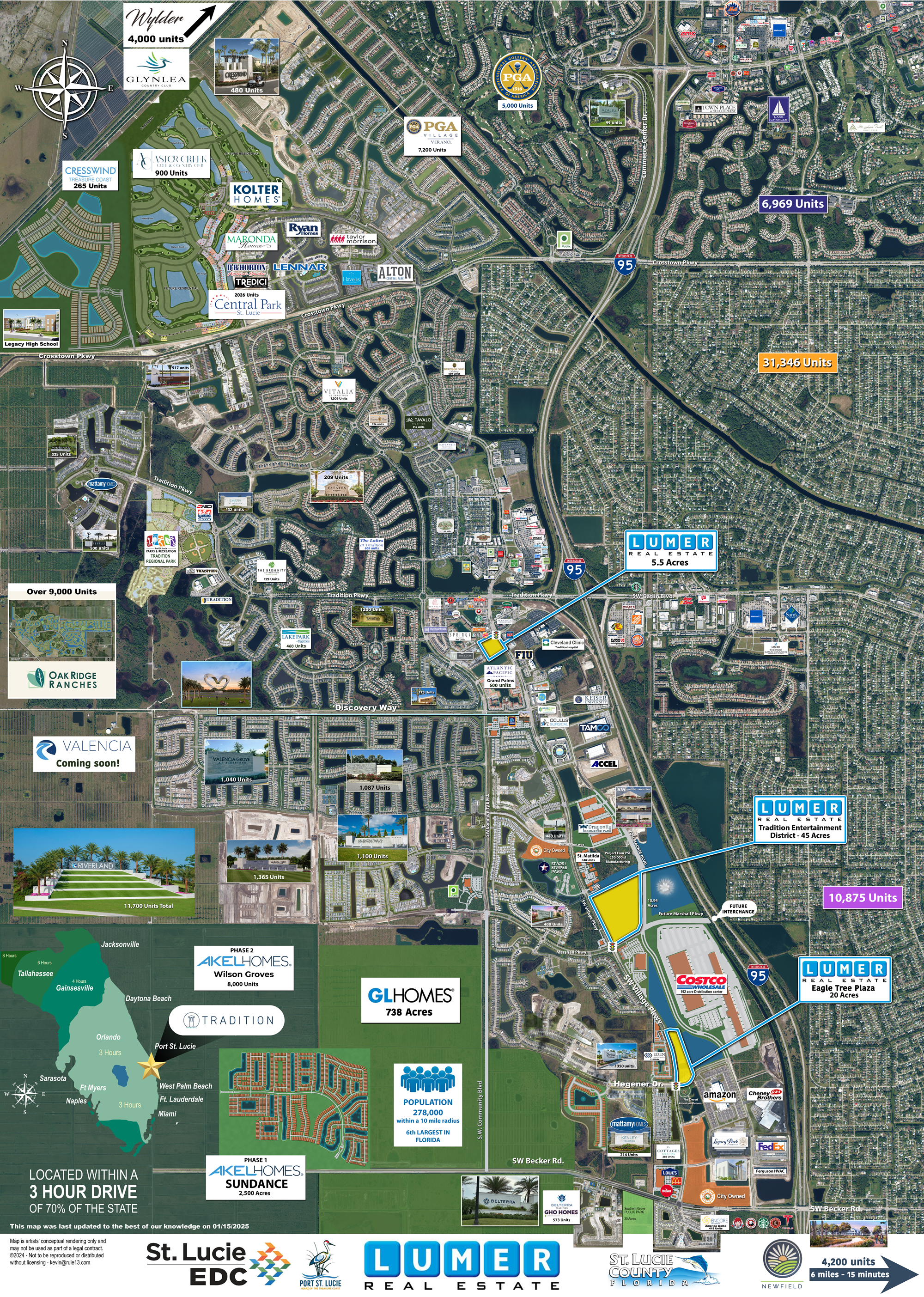 Southern Grove Master Map