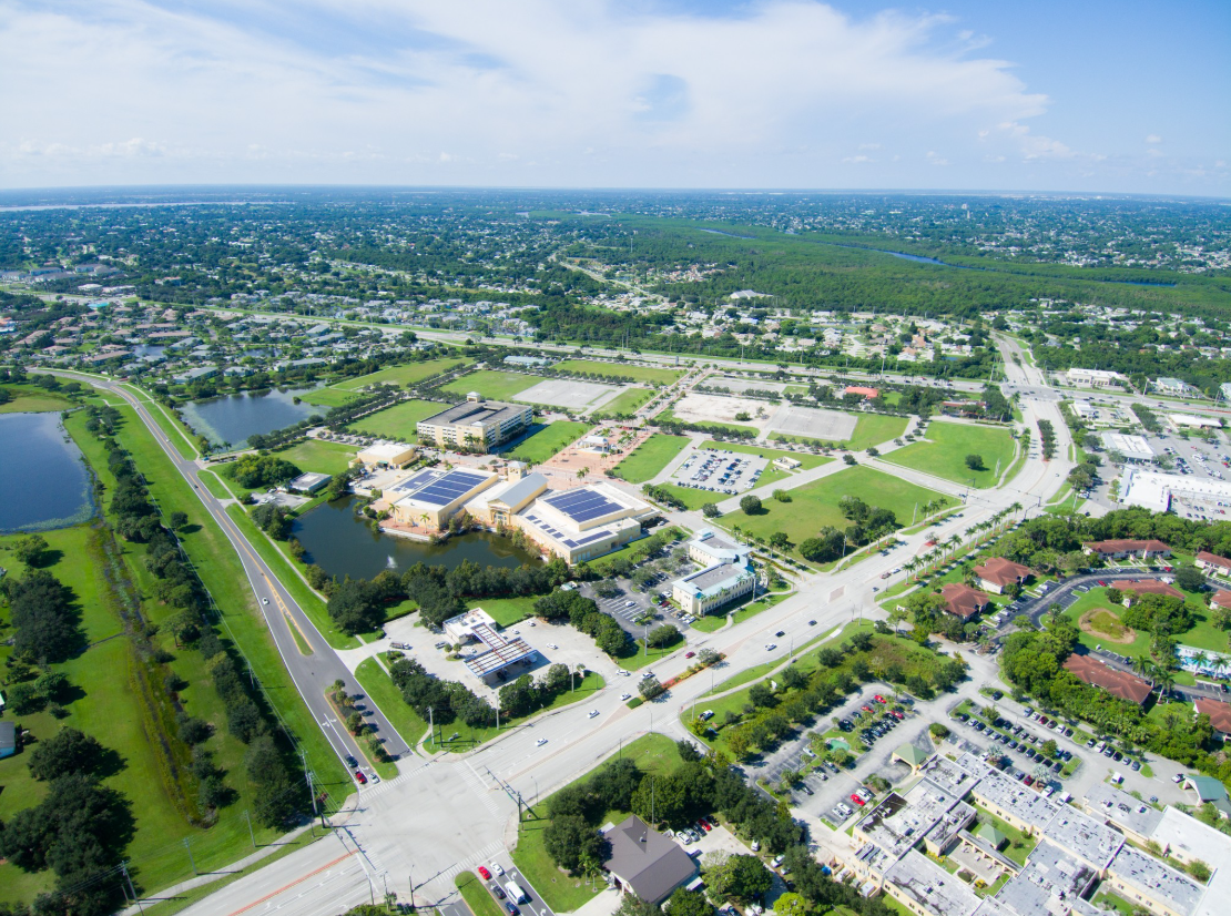 Walton & One drone aerial 1