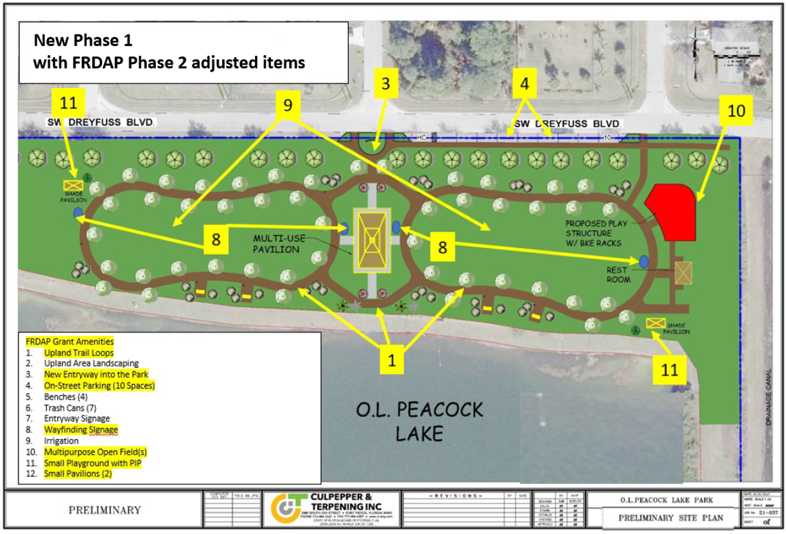 OL Peacock concept plan