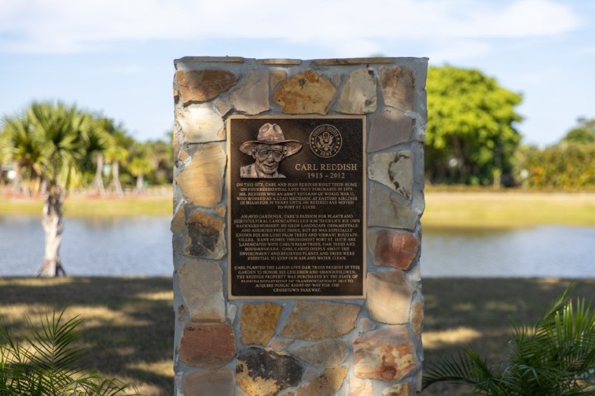 United States Submarine Veterans Park Carl Reddish plaque