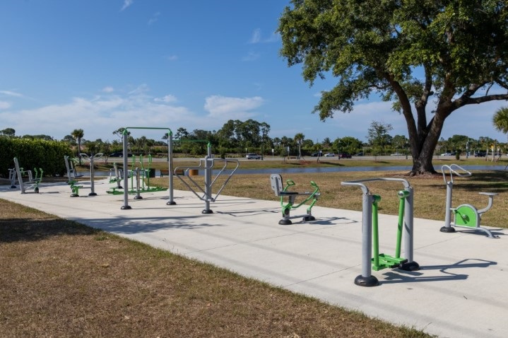 United States Submarine Veterans Park fitness station