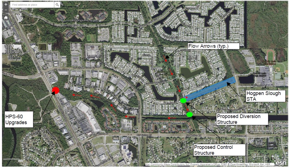 Hogpen Slough project map