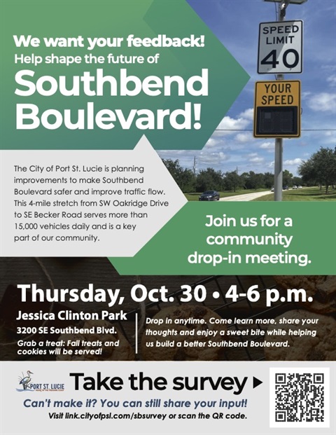Public Meeting for Southbend Corridor Improvement Project - Oct. 30, 2025