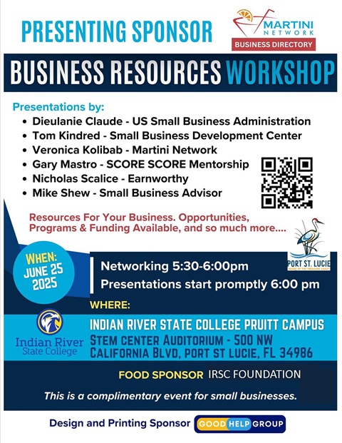 Business Resources Workshop Flyer 6-25-25