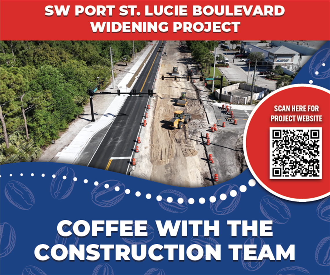 Coffee with the Contractor SLW Blvd Widening Project Flyer