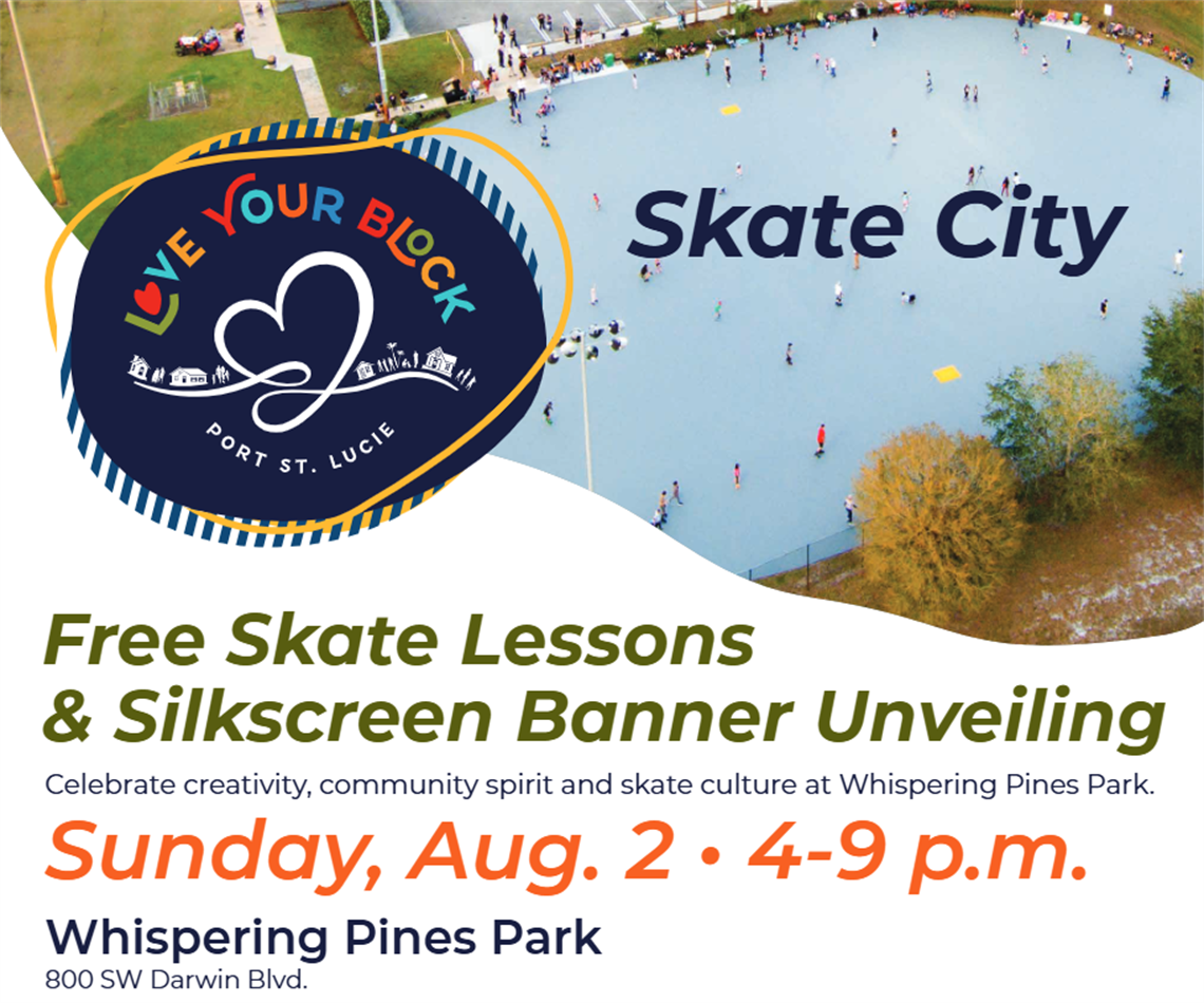 Free Skate Lessons & Silkscreen Banner Unveiling