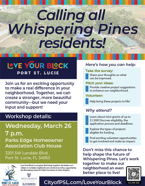 Love Your Block Workshop Flyer 3-36-25
