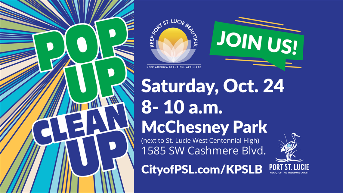 Pop Up Cleanup at McChesney Park