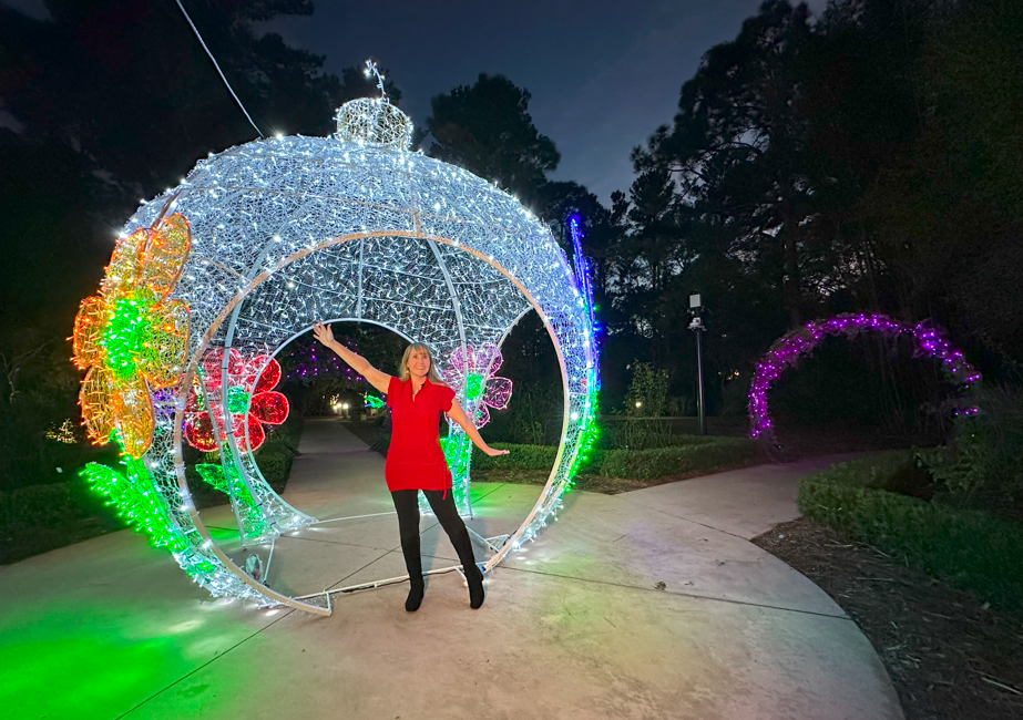 PSLinLights Botanical Gardens Floral Ornament walk through