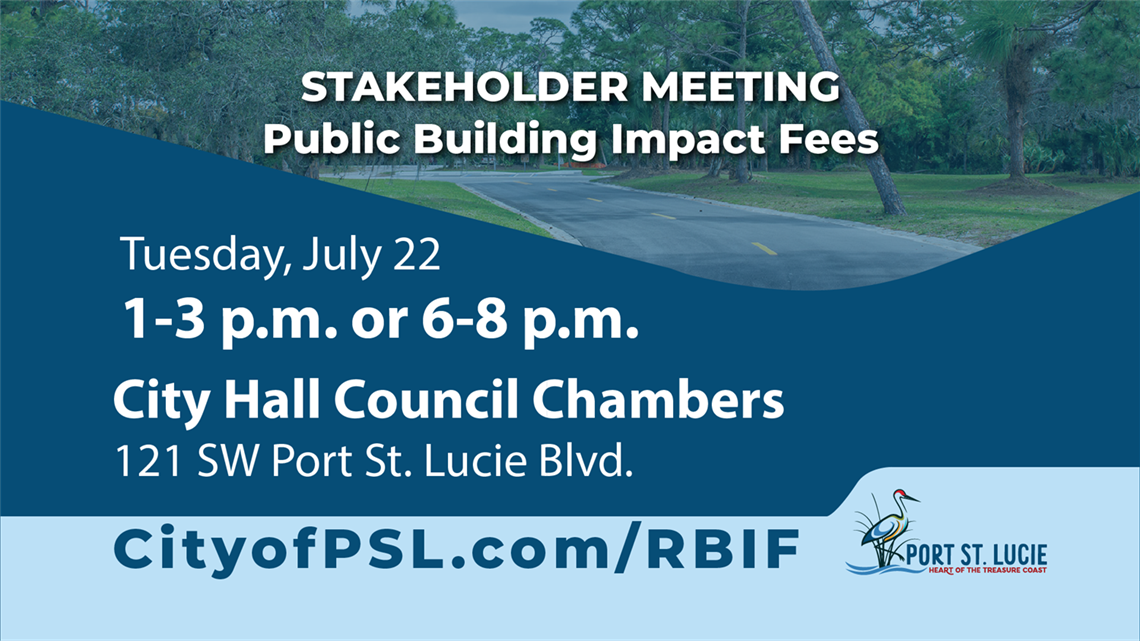 Public Building Impact Fees Workshop 7-22-25