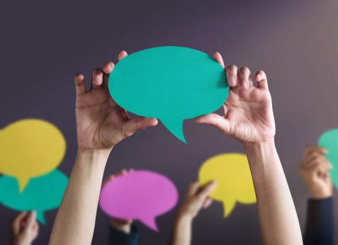 Question and ideas graphic