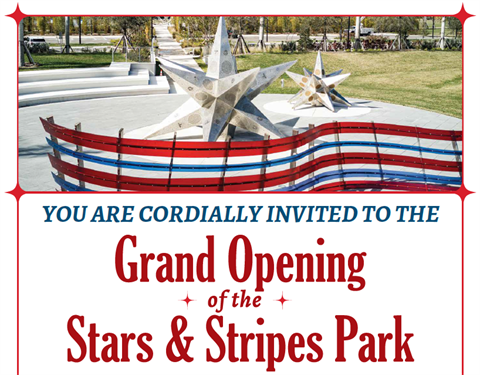 Stars Stripes Park grand opening