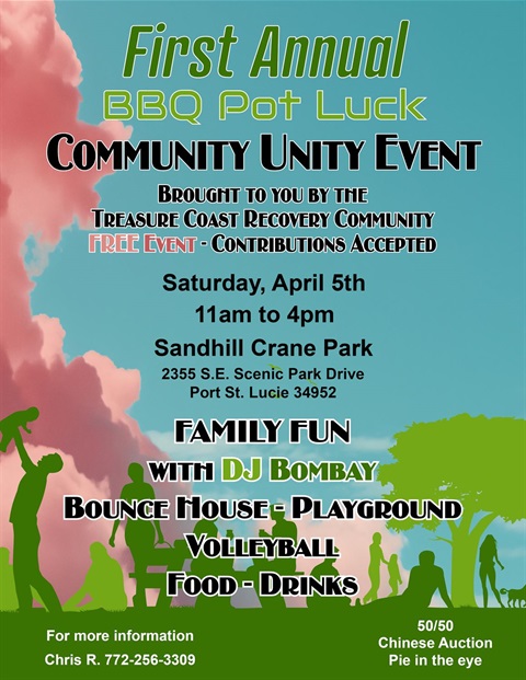 TC Recovery BBQ Pot Luck Flyer 4-5-25