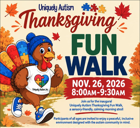 Uniquely Autism Thanksgiving Fun Walk