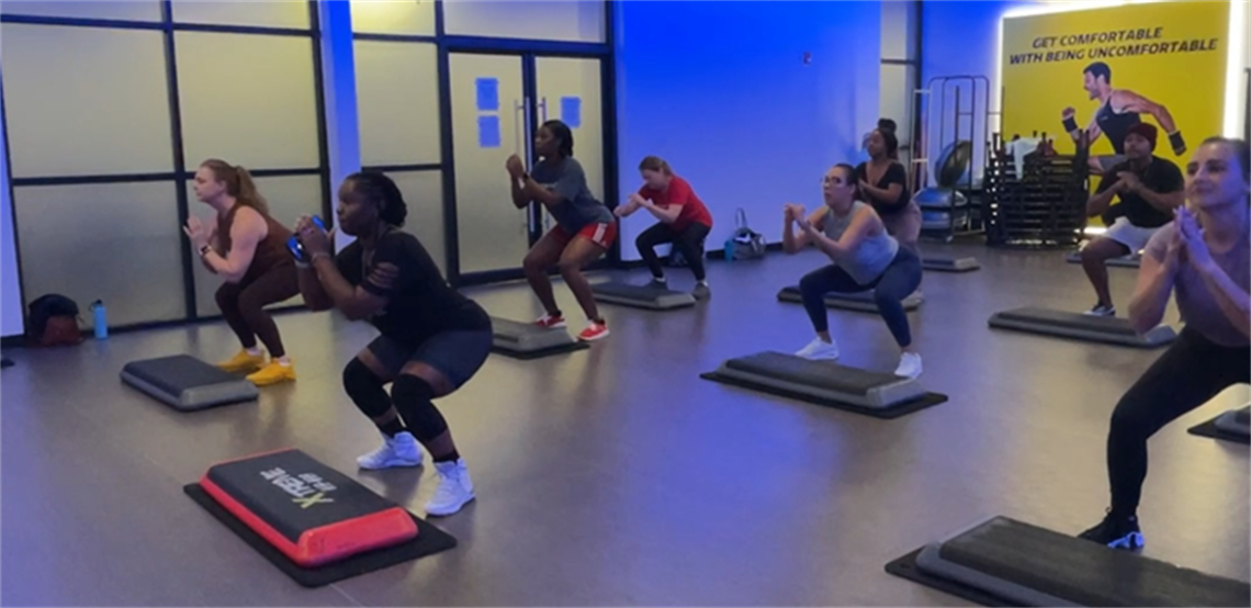 Xtreme Hip Hop Step class