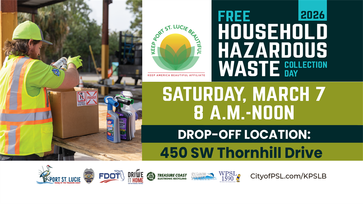 City of Port St. Lucie hosts free hazardous waste drop-off event