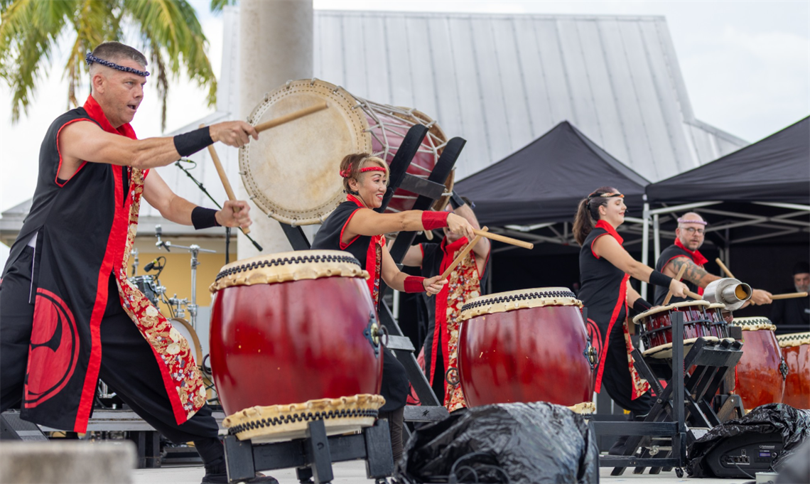 International Fest drummers