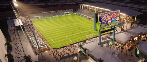 Soccer Stadium concept rendering