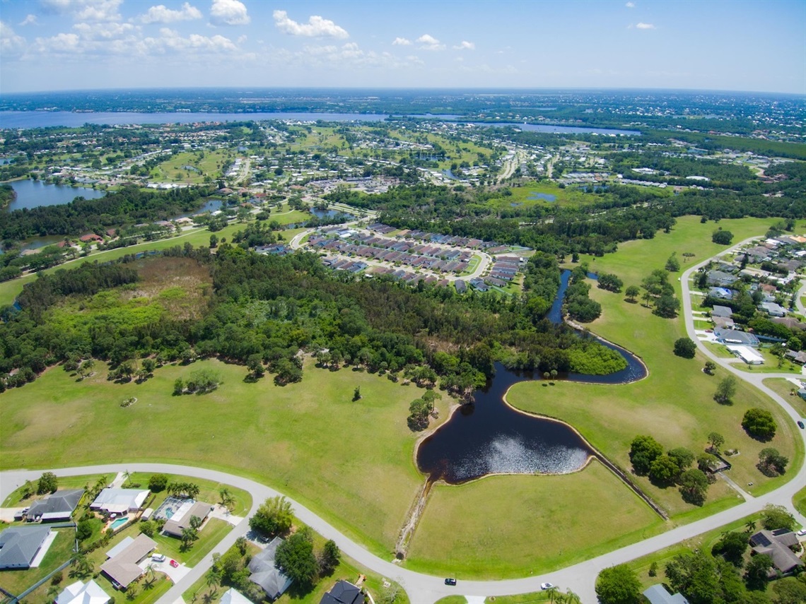 wilderness park aerial image