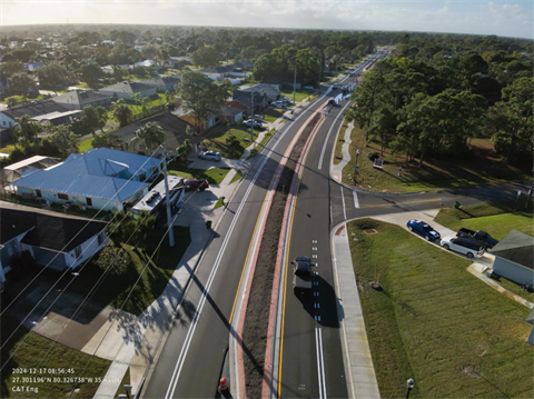 Floresta Drive drone aerial 1 - 1/17/25
