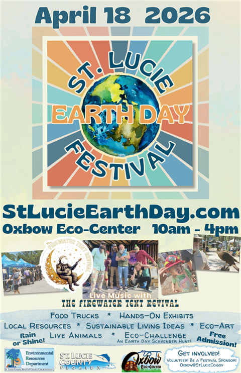 St Lucie Earth Day Festival 2025 poster