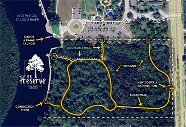 The Preserve trail map