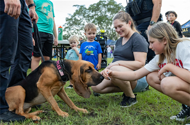 National Night Out 2024 K9 demo