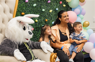 Easter Breakfast family photo